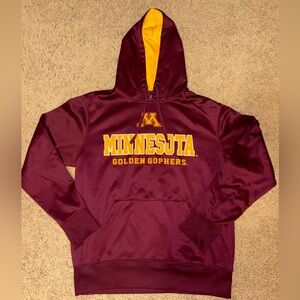 University of Minnesota Golden Gophers hooded sweatshirt, size M